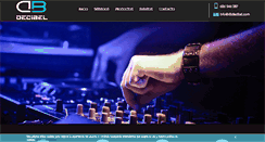 Desktop Screenshot of dbdecibel.com